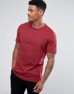 Красная футболка с тисненым логотипом Puma Archive 57450709 - Красный