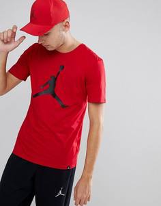 Красная футболка с большим логотипом Nike Jordan 908017-687 - Красный