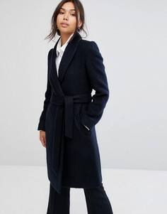 Пальто с добавлением шерсти Gianni Feraud - Темно-синий
