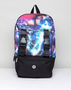 Рюкзак с галактическим принтом Hype - Темно-синий