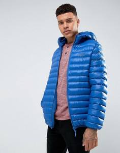 Дутая куртка с капюшоном Tokyo Laundry - Синий