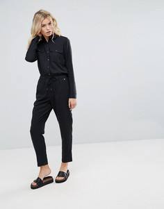 Приталенный комбинезон Pepe Jeans Rovia - Черный