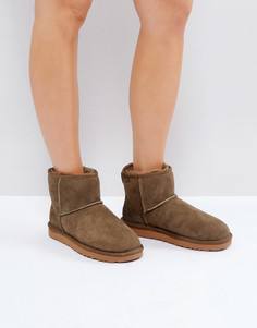 Классические ботинки оливкового цвета UGG Mini II - Зеленый