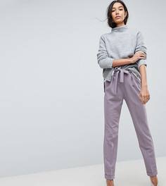 Тканые брюки галифе с поясом оби ASOS TALL - Серый