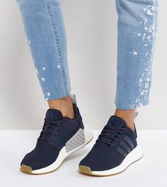 Темно-синие кроссовки adidas Originals NMD R2 - Темно-синий