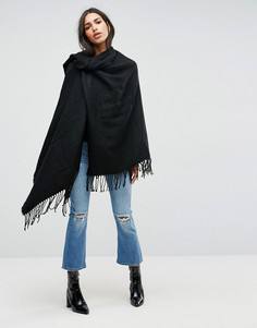 Черный однотонный кейп ASOS - Черный