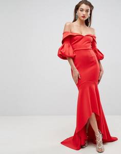 Платье макси ASOS RED CARPET - Красный