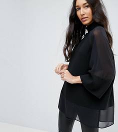 Оверсайз-футболка ASOS TALL - Черный
