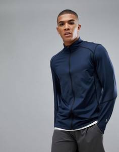Темно-синий свитшот на молнии New Look SPORT - Темно-синий