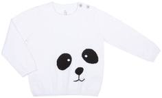 Джемпер для девочки Barkito «Пандочка 1», белый