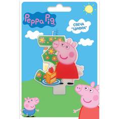 Свеча Peppa Pig «Цифра 3»