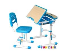 Комплект мебели FunDesk «Sorriso» стол 71х55 см и стул голубой