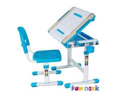 Комплект мебели FunDesk «Bambino» стол 66х47 см и стул голубой