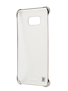Аксессуар Чехол-накладка Samsung SM-G928 Galaxy S6 Edge+ Clear Cover Gold SAM-EF-QG928CFEGRU