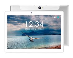 Планшет Ginzzu GT-1040 Silver (Spreadtrum SC9832 1.3 GHz/1024Mb/16Gb/GPS/LTE/Wi-Fi/Bluetooth/Cam/10.1/1280x800/Android)