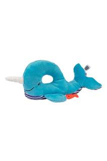 Синяя погремушка в виде кита Zoocchini