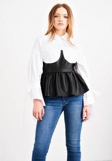 Блуза LOST INK PU BUSTIER TOP