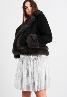 Дубленка LOST INK PLUS JACKET WITH FUR TRIM
