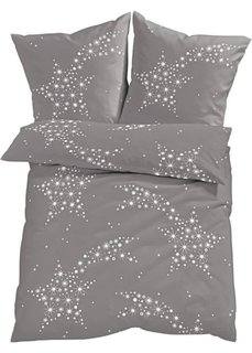 Постельное белье Метеорит, линон (серый) Bonprix