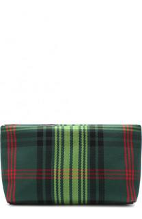 Клатч из хлопка в шотландскую клетку Burberry