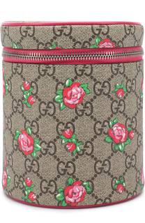 Текстильная сумка с принтом Gucci