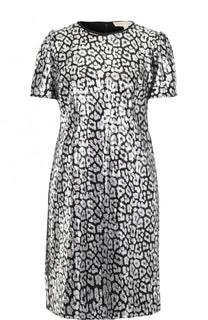 Мини-платье прямого кроя с пайетками MICHAEL Michael Kors