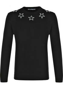 Шерстяной джемпер с отделкой Givenchy