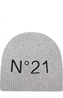 Шапка с логотипом бренда No. 21