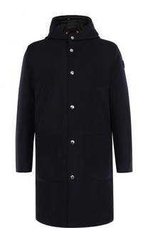 Пальто Callao из смеси шерсти и кашемира с пуховой подстежкой Moncler