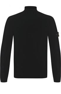 Шерстяная однотонная водолазка Stone Island