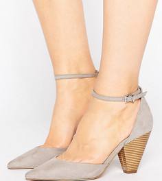 Туфли на каблуке для широкой стопы ASOS OLIVIA - Серый