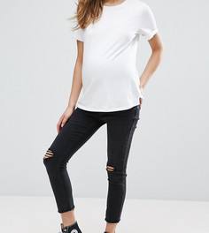 Джеггинсы скинни с посадкой над животом New Look Maternity - Черный