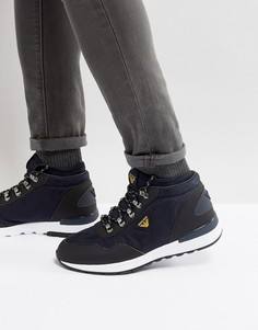 Темно-синие ботинки со шнуровкой и логотипом Armani Jeans - Темно-синий