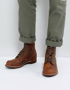 Кожаные ботинки медного цвета со шнуровкой Red Wing Blacksmith - Коричневый