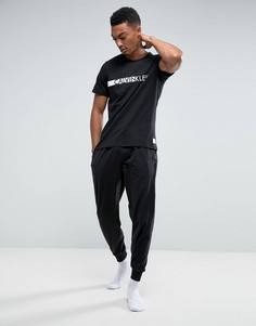 Черные зауженные джоггеры с манжетами Calvin Klein - Черный