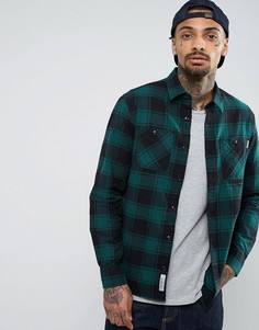Рубашка классического кроя в клетку Carhartt WIP Norton - Зеленый
