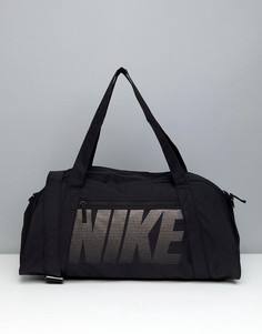Блестящая дорожная сумка Nike - Черный