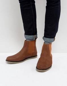 Светло-коричневые ботинки челси Original Penguin London - Черный