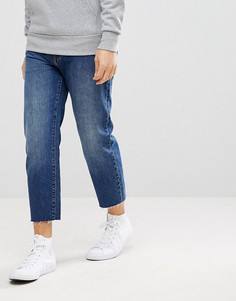 Укороченные джинсы с необработанным низом Dr Denim Otis - Синий