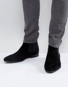 Замшевые ботинки челси Zign - Черный