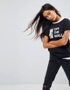 Футболка с принтом Off The Wall Vans - Черный