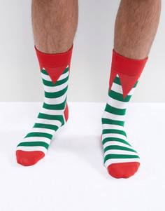 Рождественские носки с эльфийским дизайном SSDD - Зеленый