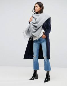 Однотонный серый кейп ASOS - Серый