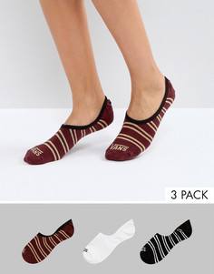 Набор из 3 пар незаметных носков Vans - Мульти