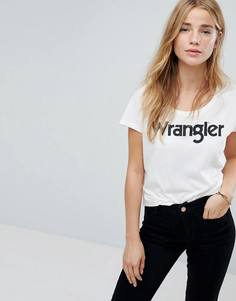 Футболка с логотипом Wrangler - Белый