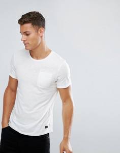Хлопковая футболка с карманом Produkt - Белый