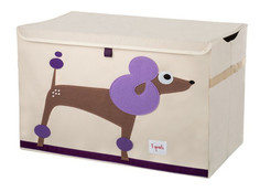 Корзина для игрушек 3 Sprouts Purple Poodle SPR902