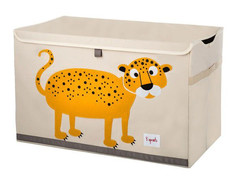 Корзина для игрушек 3 Sprouts Orange Leopard SPR901