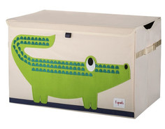 Корзина для игрушек 3 Sprouts Green Crocodile SPR904