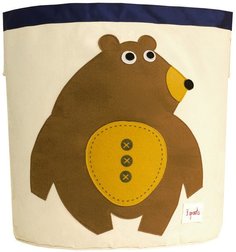 Корзина для игрушек 3 Sprouts Toffee Bear SPR201